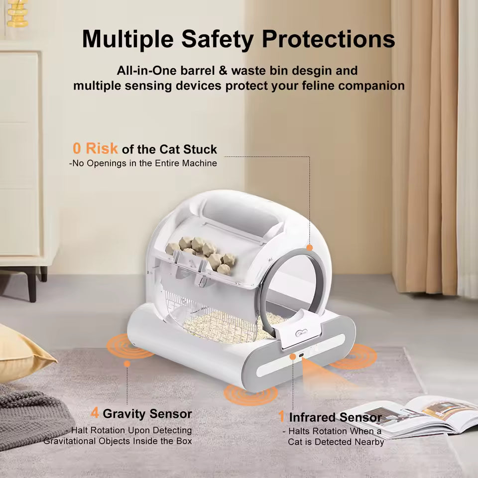 Automatic Self Cleaning Litter Box